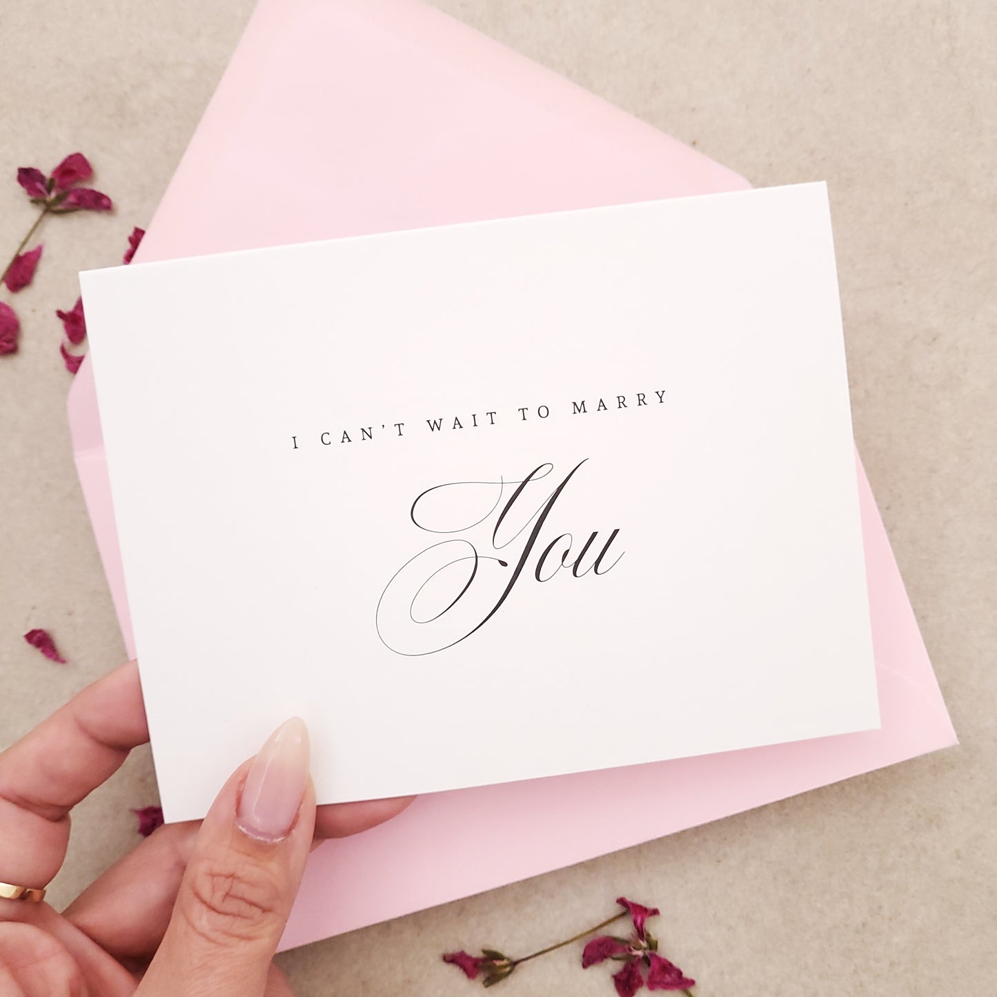 I can't wait to marry you wedding day note cards - XOXOKristen 