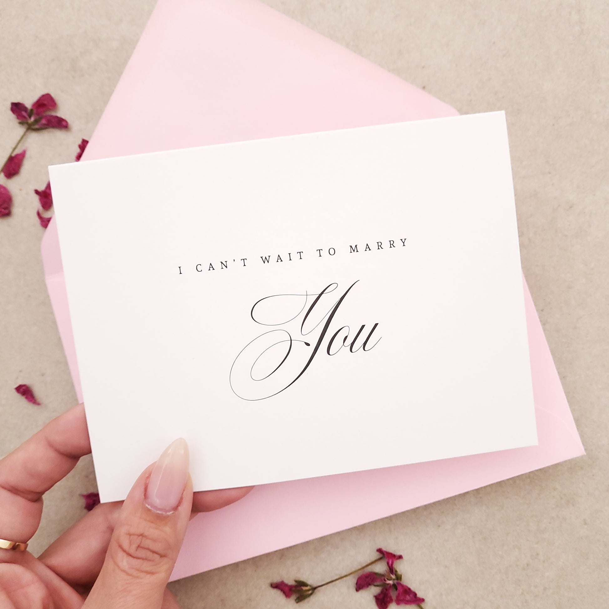 I can't wait to marry you wedding day note cards - XOXOKristen 