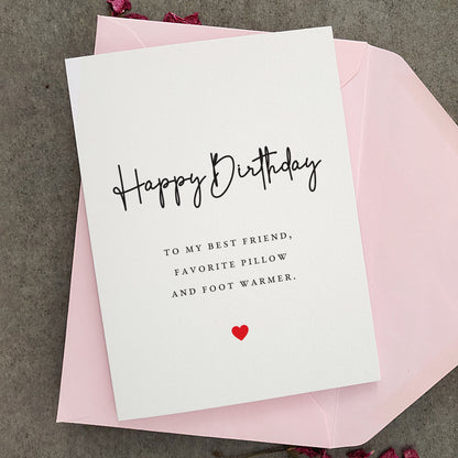 romantic birthday card for boyfriend - XOXOKristen