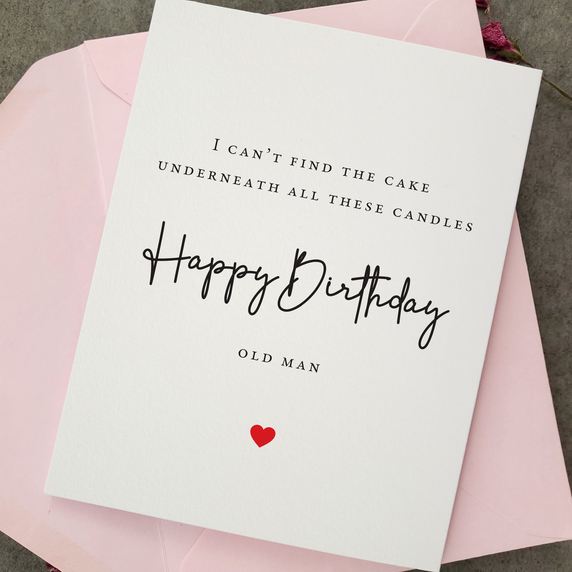 happy birthday old man card - XOXOKristen
