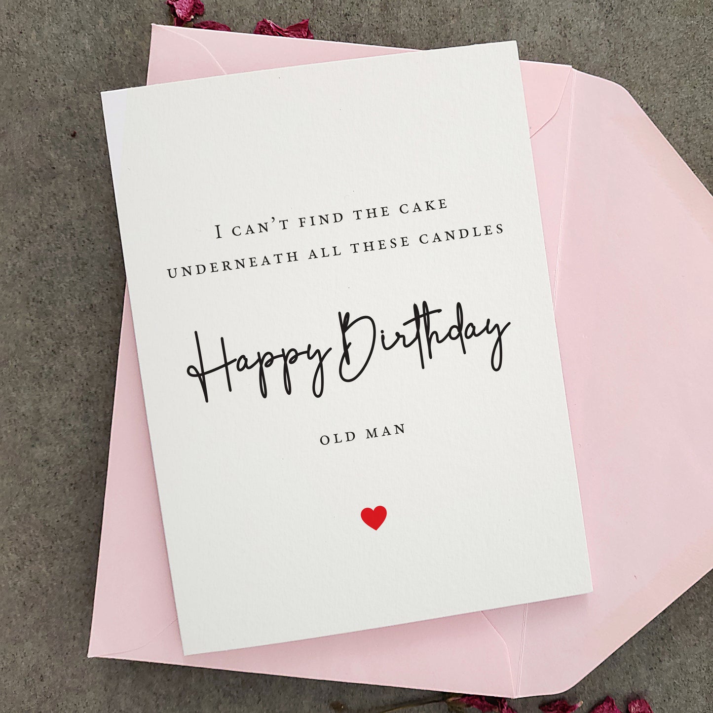 happy birthday old man card - XOXOKristen