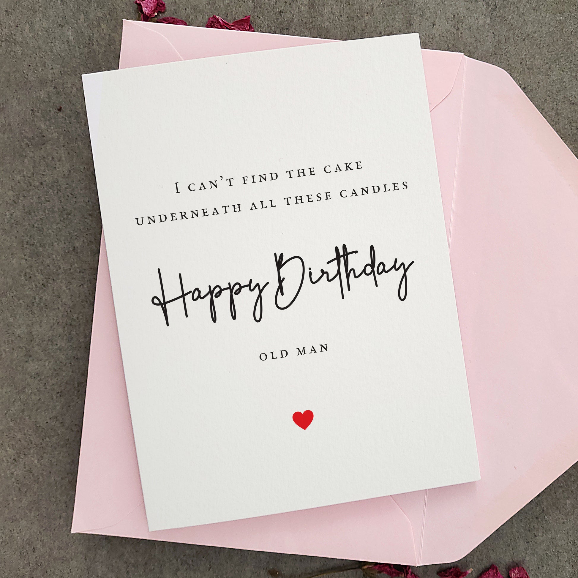 happy birthday old man card - XOXOKristen