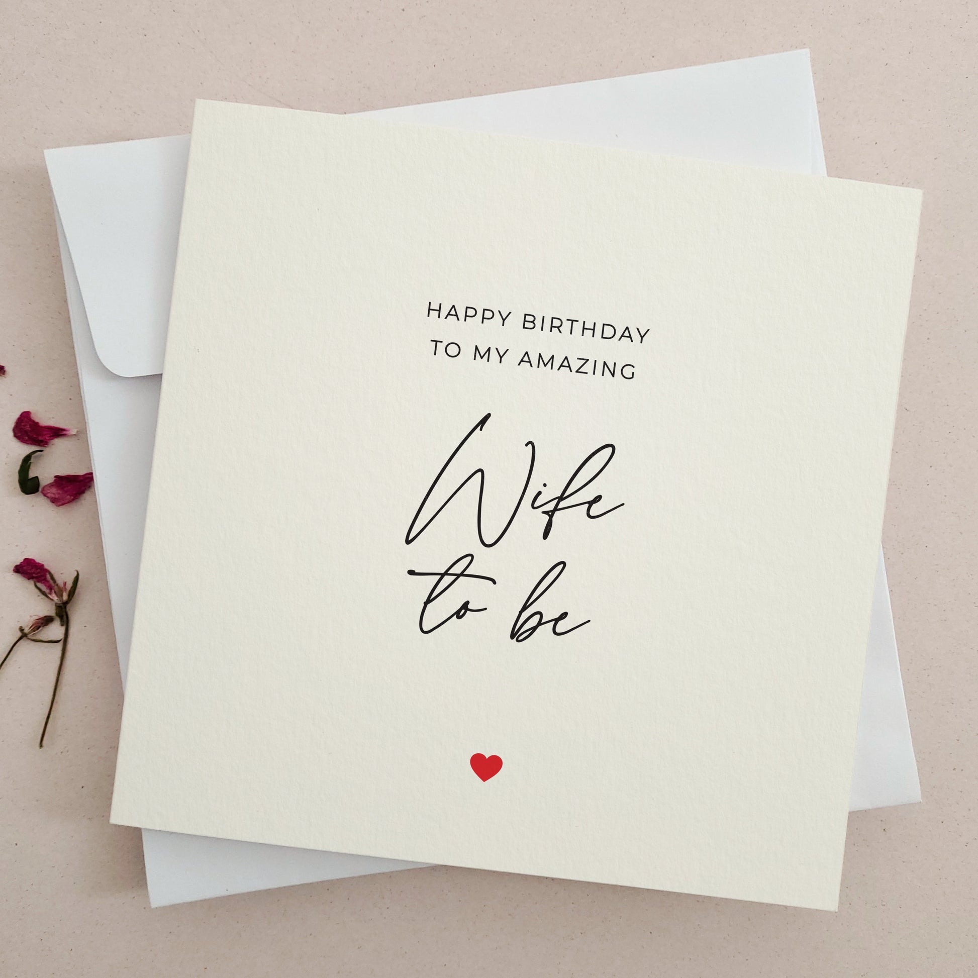 happy birthday to my wife to be card - XOXOKristen
