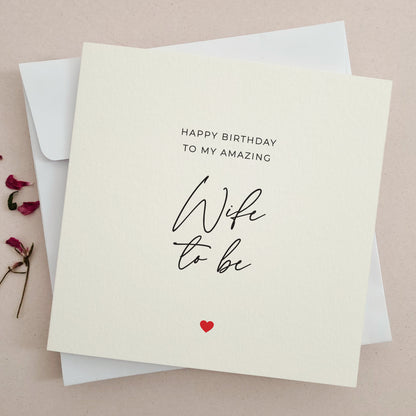 happy birthday to my wife to be card - XOXOKristen