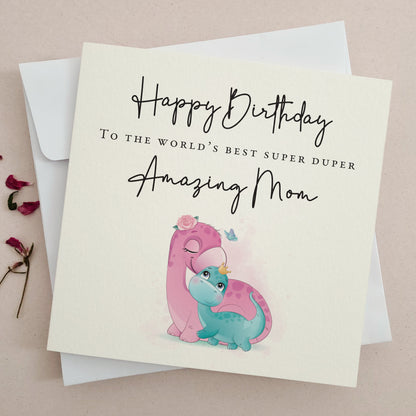 happy birthday to the world's best mom card - XOXOKristen