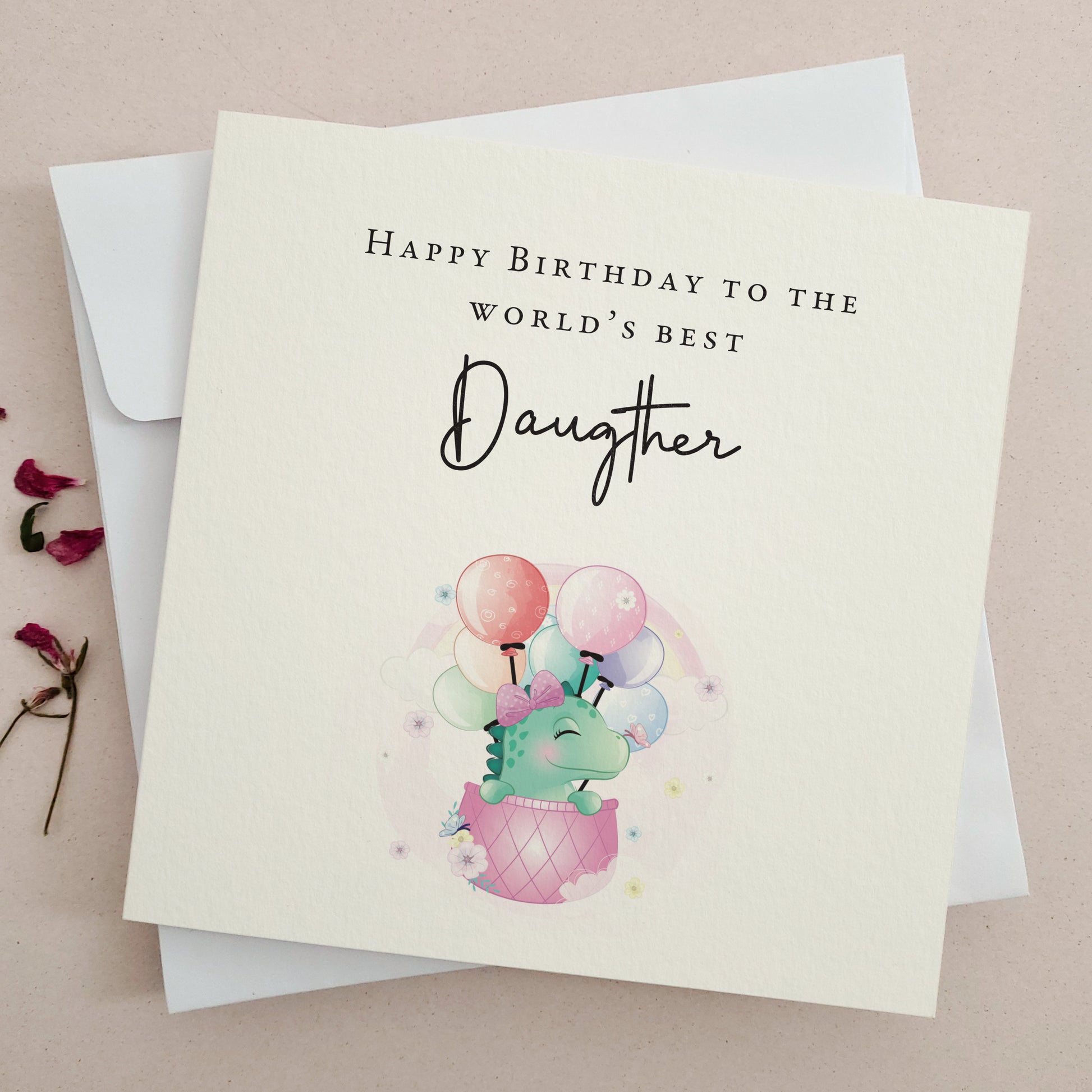 happy birthday to the world's best daughter card - XOXOKristen