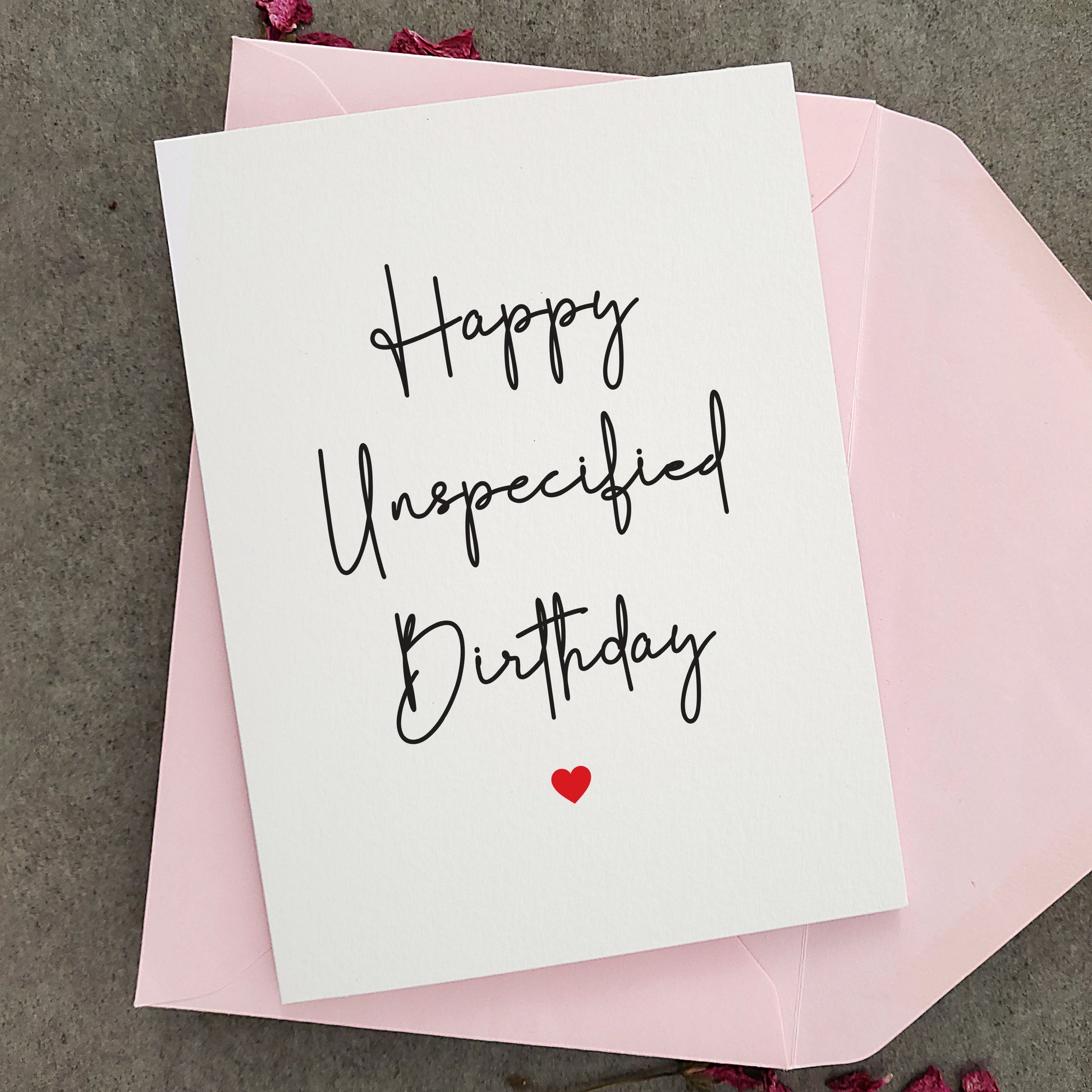 happy unspecified birthday cards - XOXOKristen