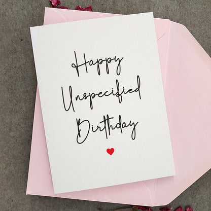 happy unspecified birthday cards - XOXOKristen