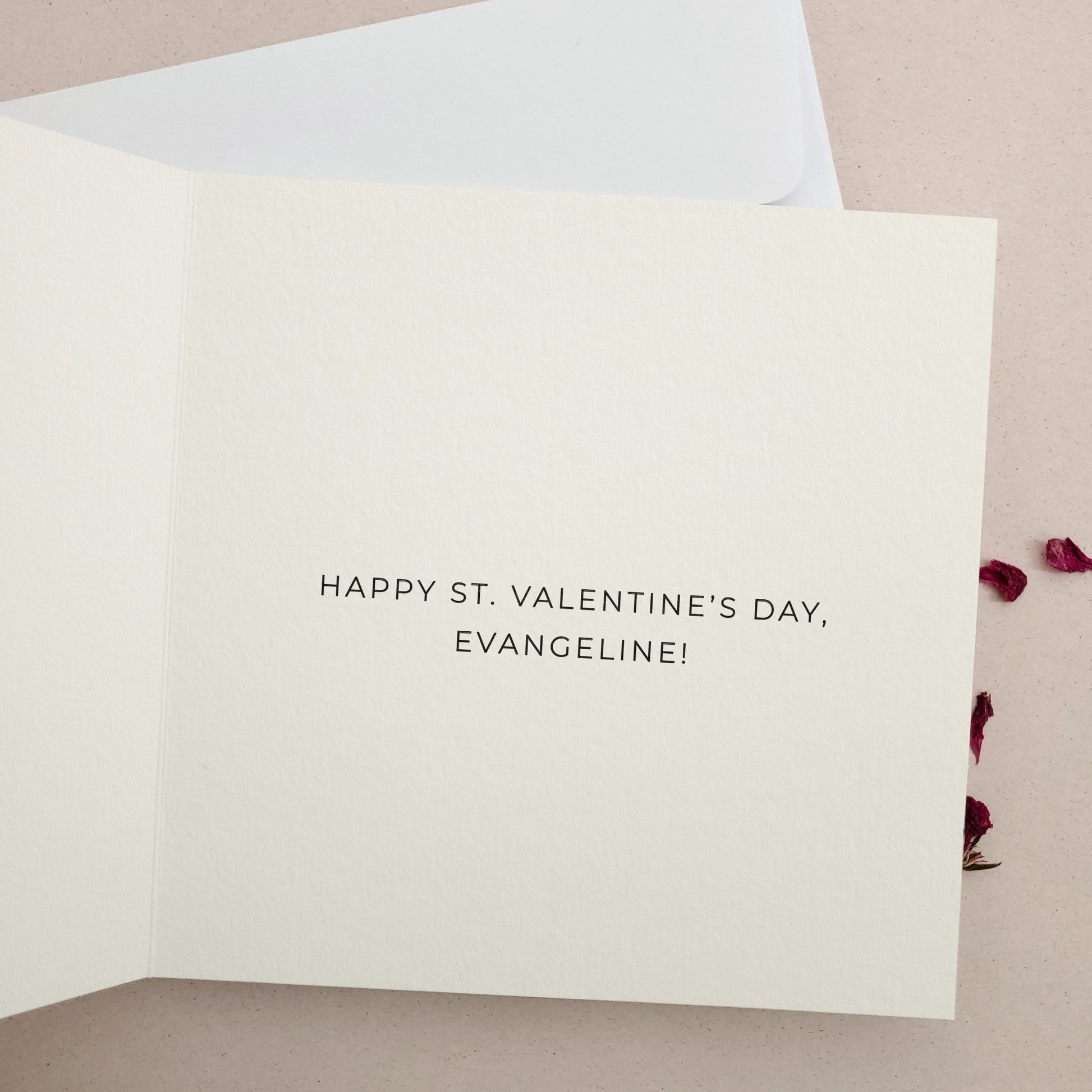 personalized romantic valelntines day card - XOXOKristen