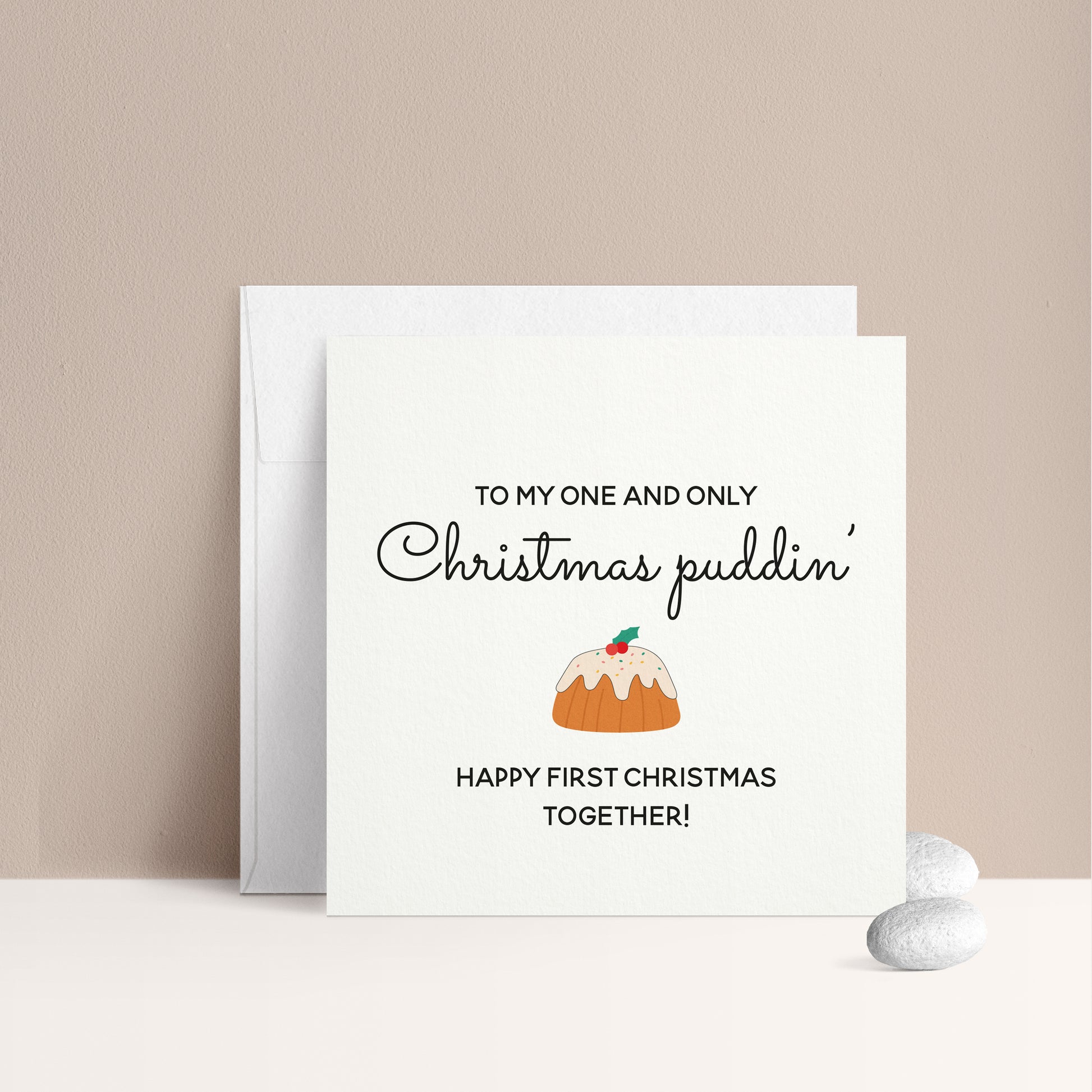 first christmas together anniversary card for him or her - XOXOKristen