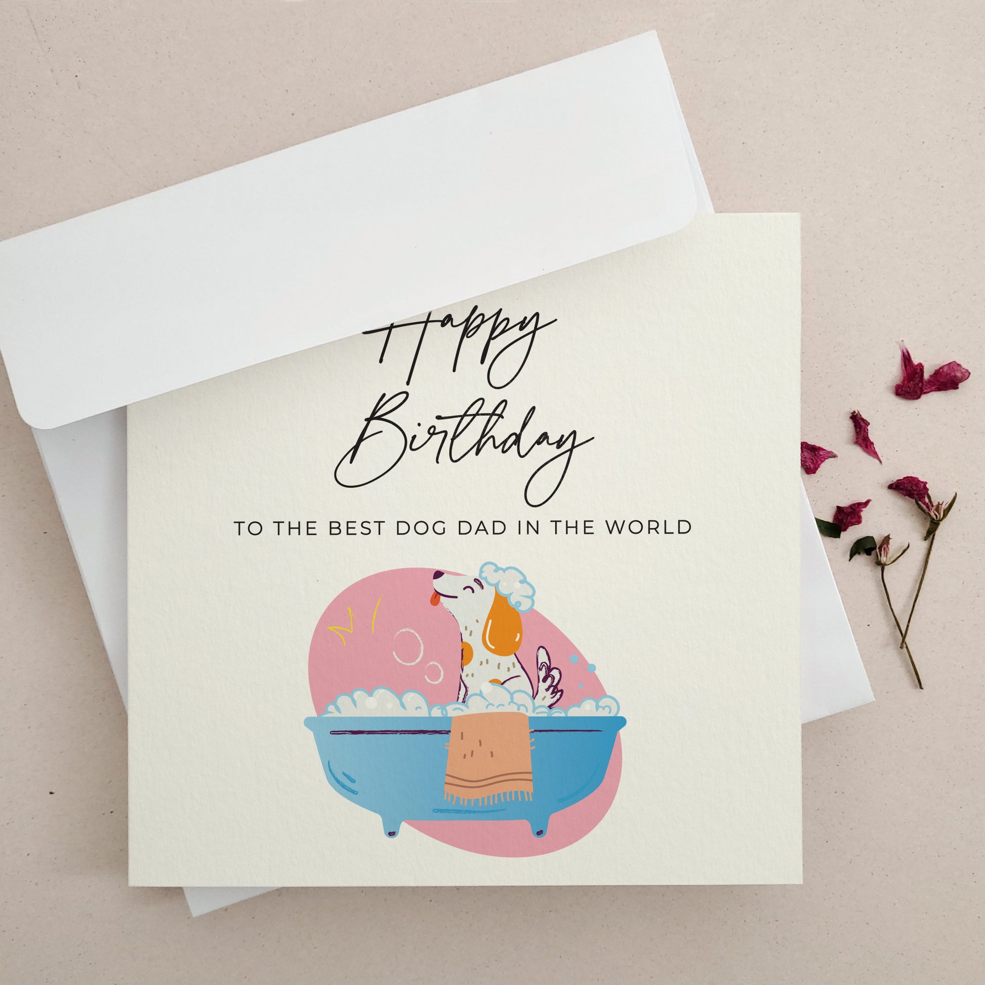 happy birthday to the best dog dad in the world card - XOXOKristen