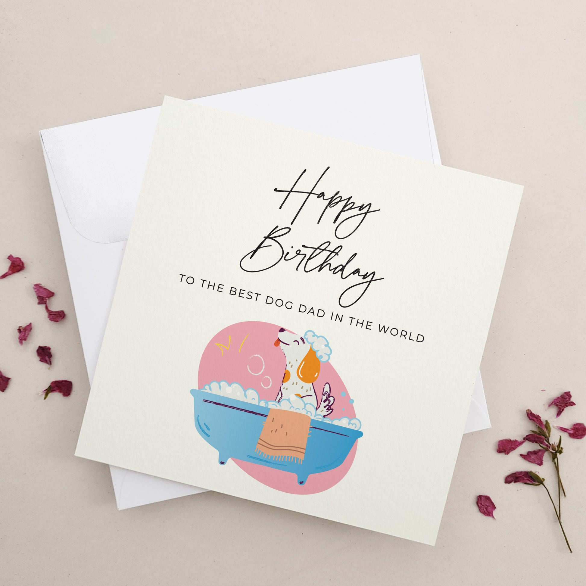 happy birthday to the best dog dad in the world card - XOXOKristen