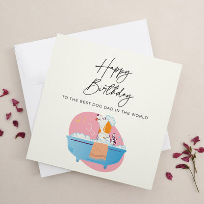 happy birthday to the best dog dad in the world card - XOXOKristen