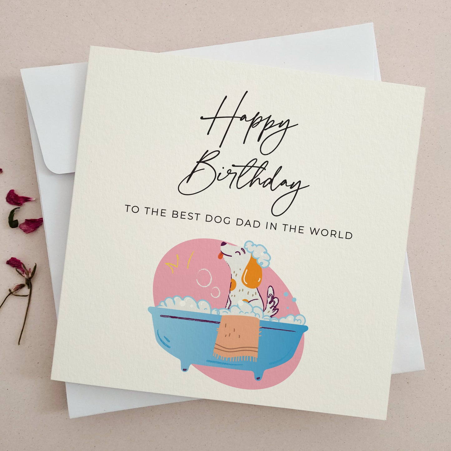 happy birthday to the best dog dad in the world card - XOXOKristen