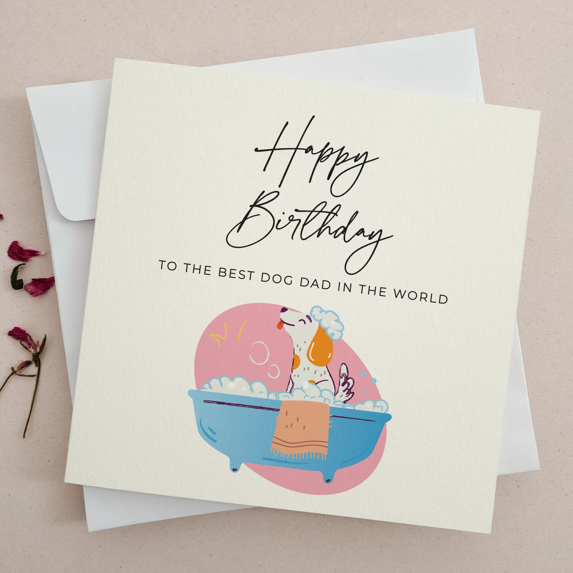 happy birthday to the best dog dad in the world card - XOXOKristen