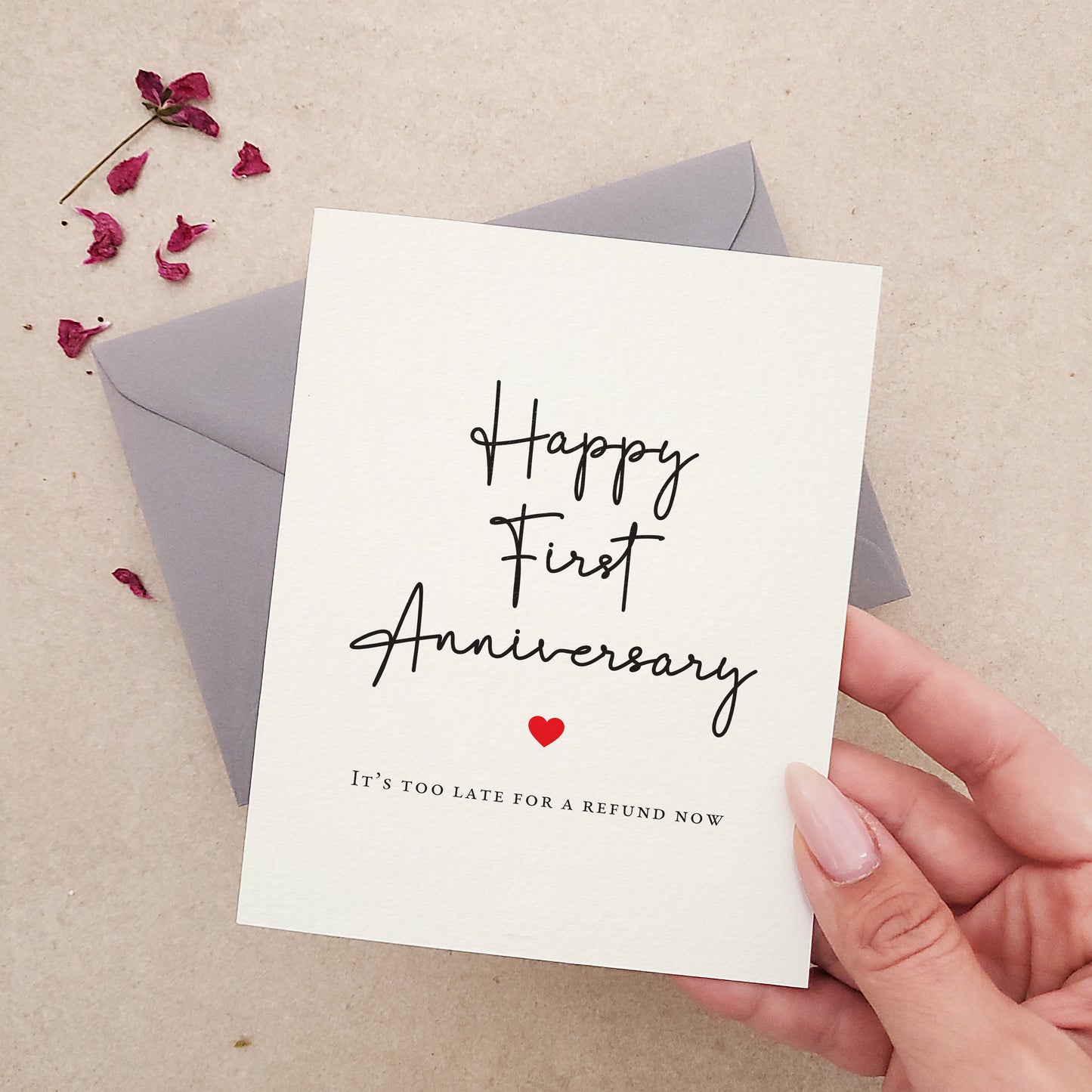 happy first anniversary card - XOXOKristen