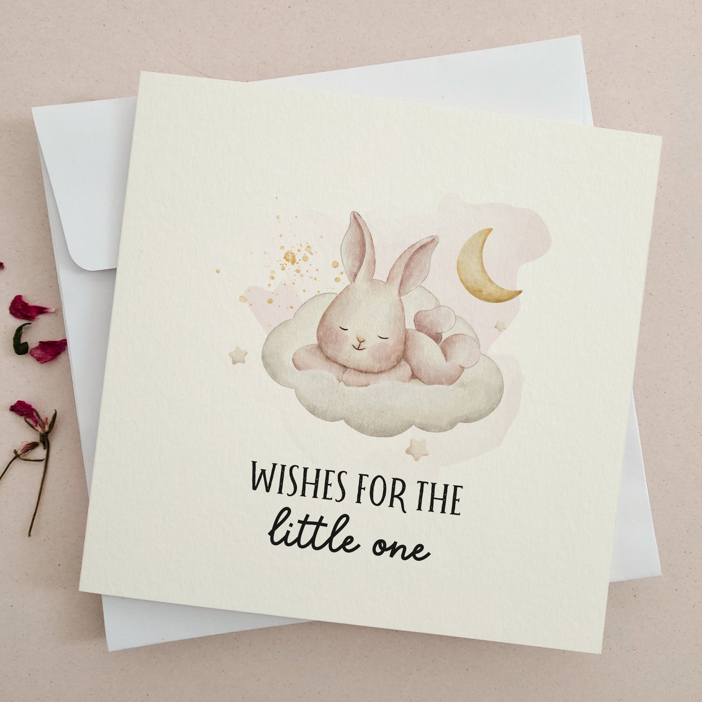 wishes for the little one card to congratulate on a new baby girl - xoxokristen