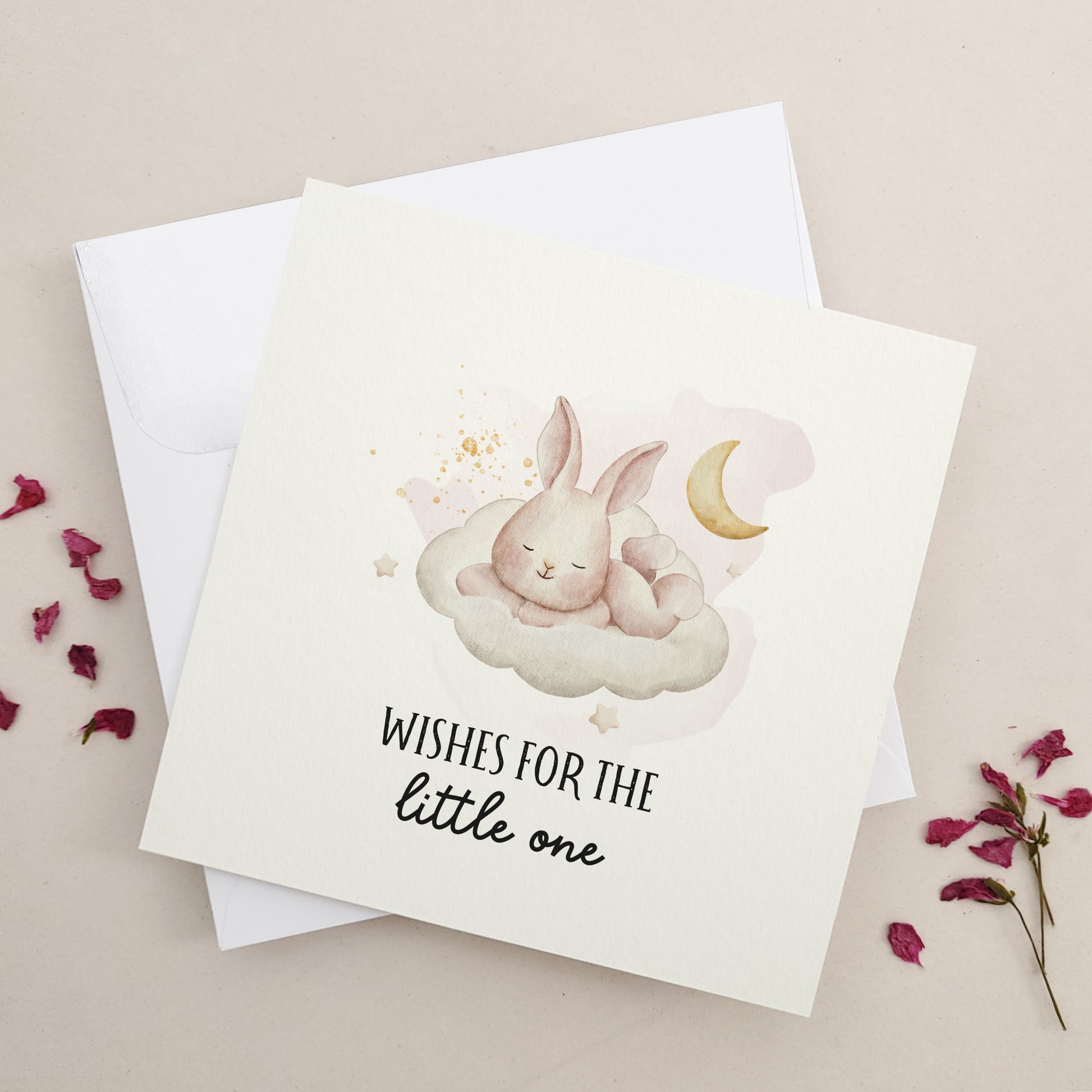 wishes for the little one card to congratulate on a new baby girl - xoxokristen