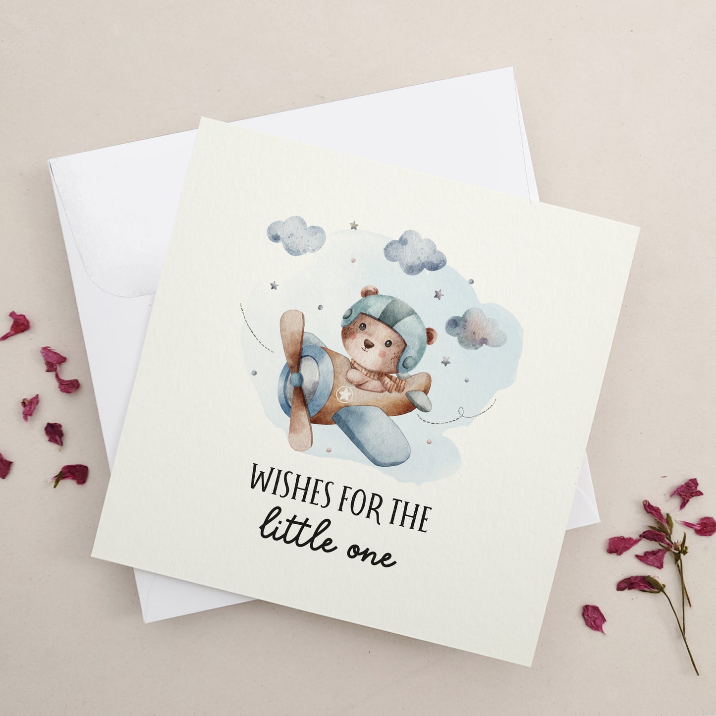 wishes for the little one card to congratulate on a new baby  - XOXOKristen
