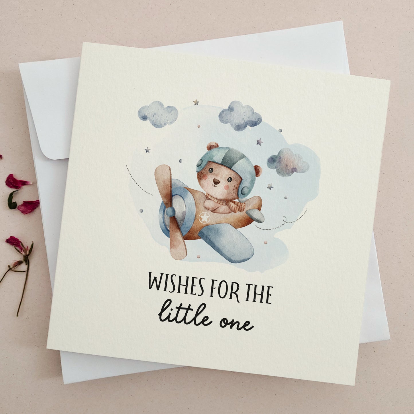 wishes for the little one card to congratulate on a new baby  - XOXOKristen