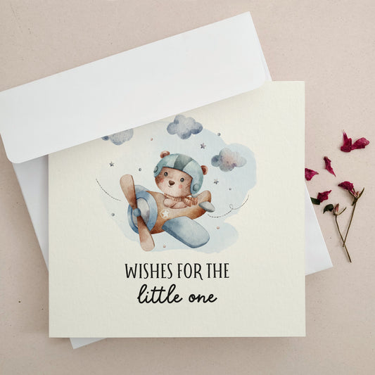 wishes for the little one card to congratulate on a new baby  - XOXOKristen