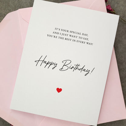 happy birthday greeting card for a best friend - XOXOKristen