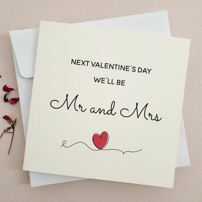 future mr and mrs valentines day card - XOXOKristen