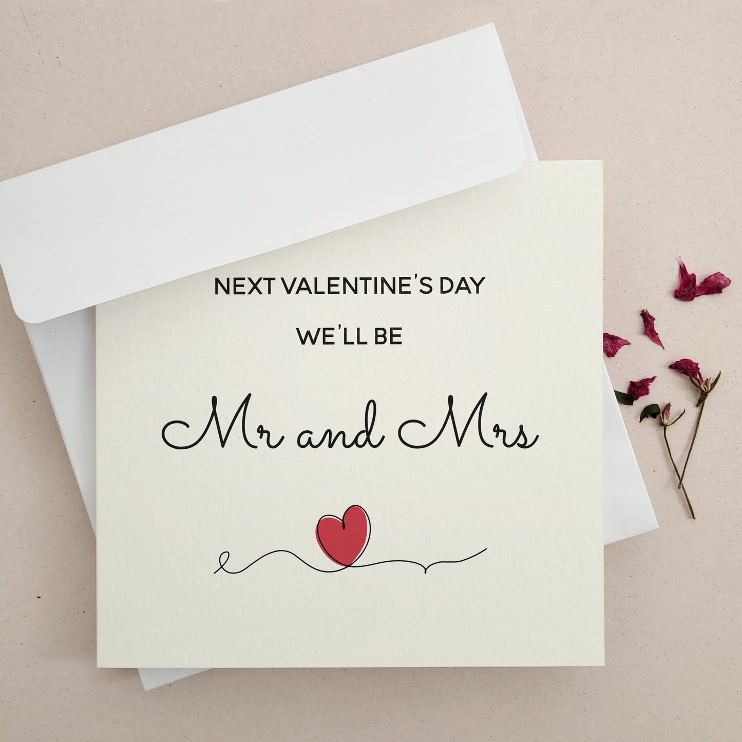 future mr and mrs valentines day card - XOXOKristen