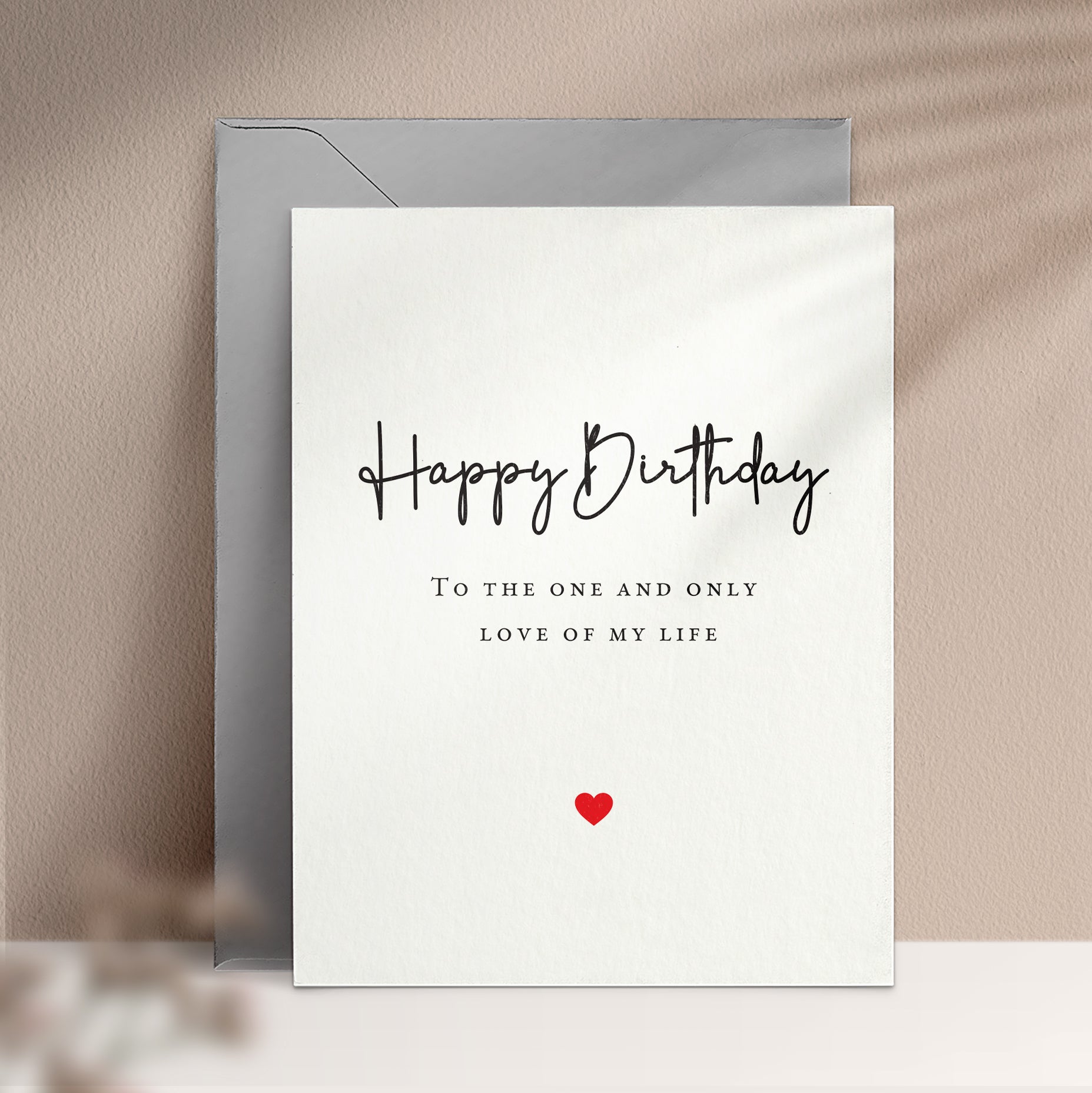 happy birthday to the love of my life card - XOXOKristen