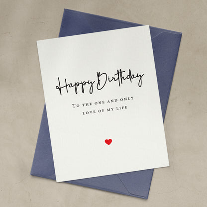 happy birthday to the love of my life card - XOXOKristen