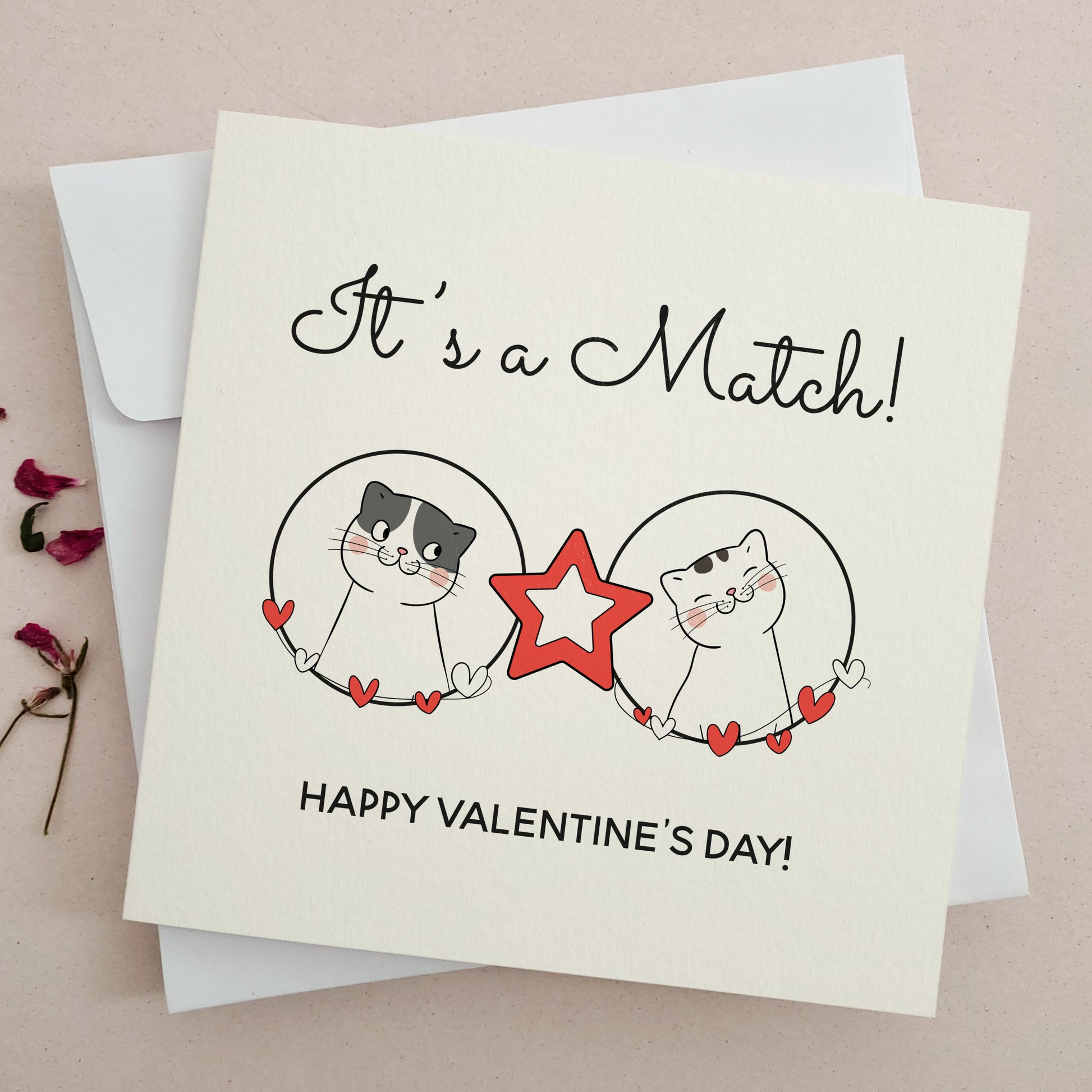 it's a match valentines day card - XOXOKristen