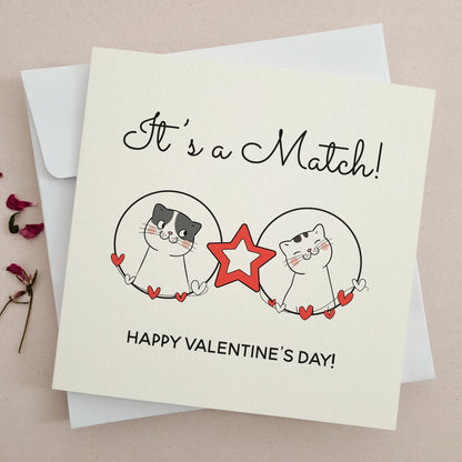 it's a match valentines day card - XOXOKristen