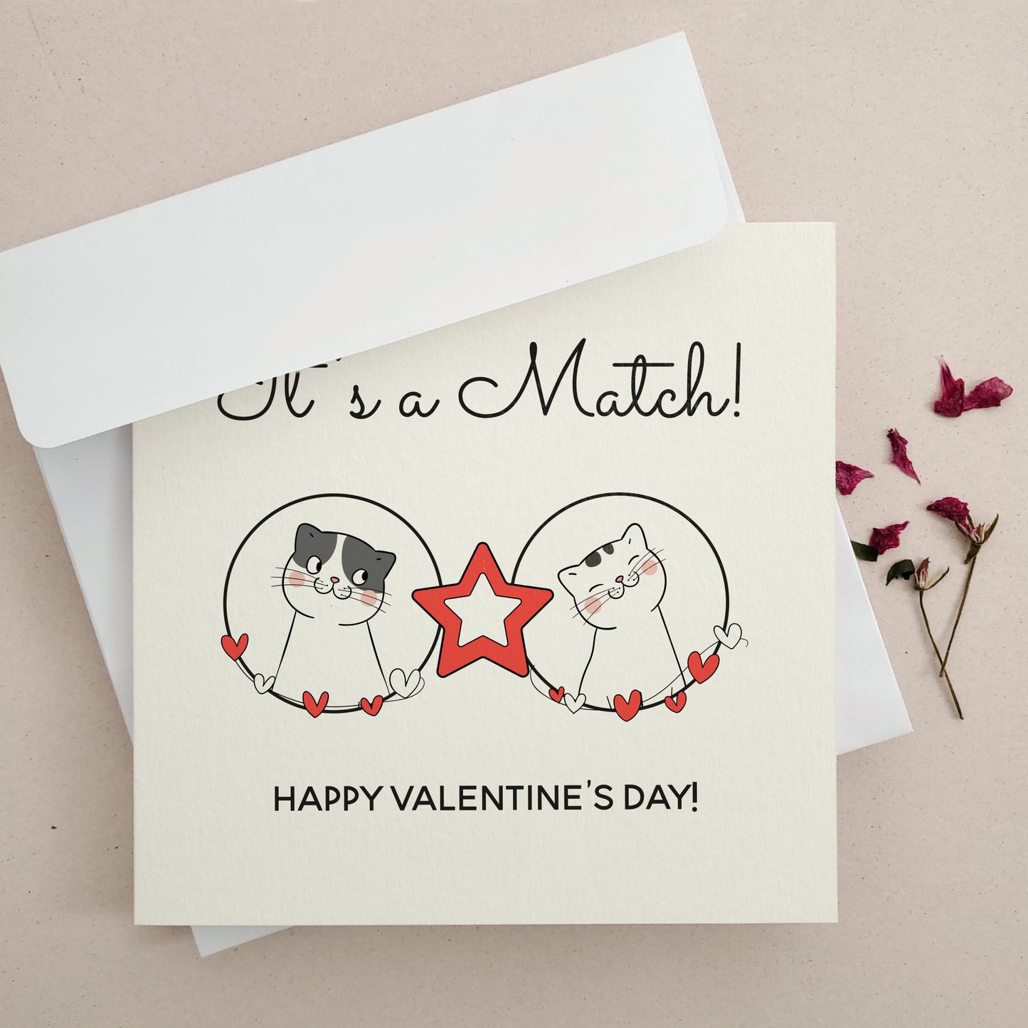 it's a match valentines day card - XOXOKristen