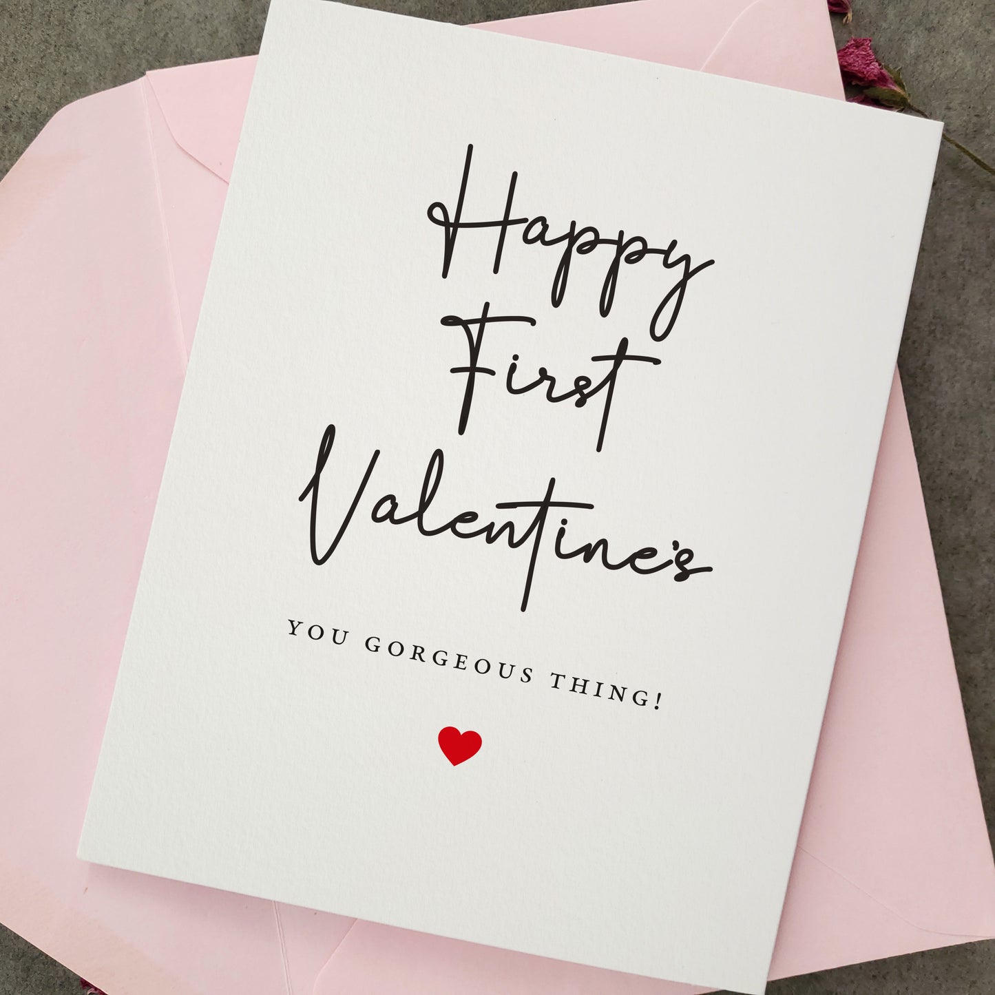 happy first valentines day card - XOXOKristen