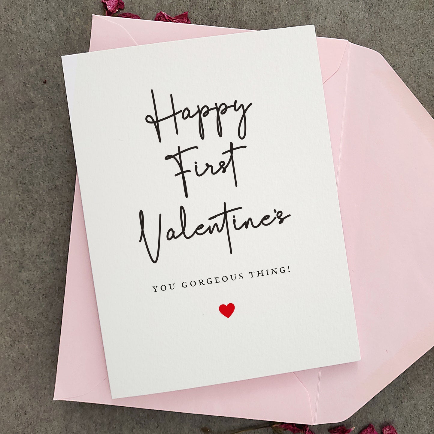 happy first valentines day card - XOXOKristen