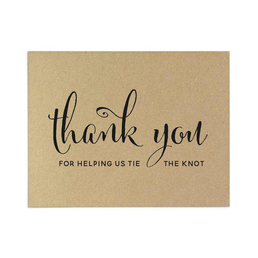 Thank you for helping us tie the know craft card - XOXOKristen