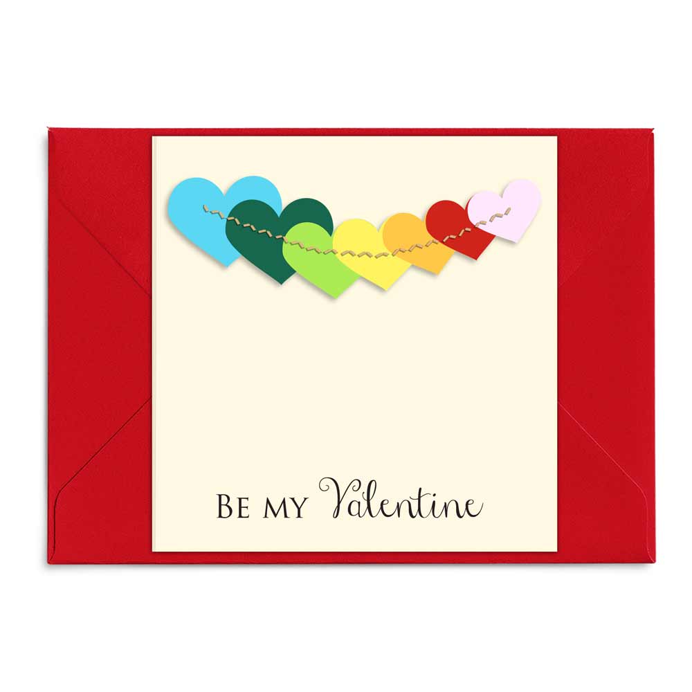 Set of 12 personalized valentine's day cards  - XOXOKristen