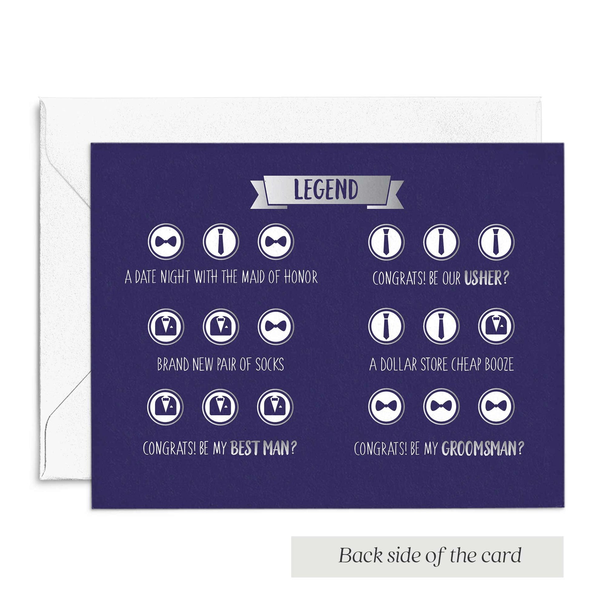 funny lottery let's make things official groomsman proposal scratch off card - xoxokristen