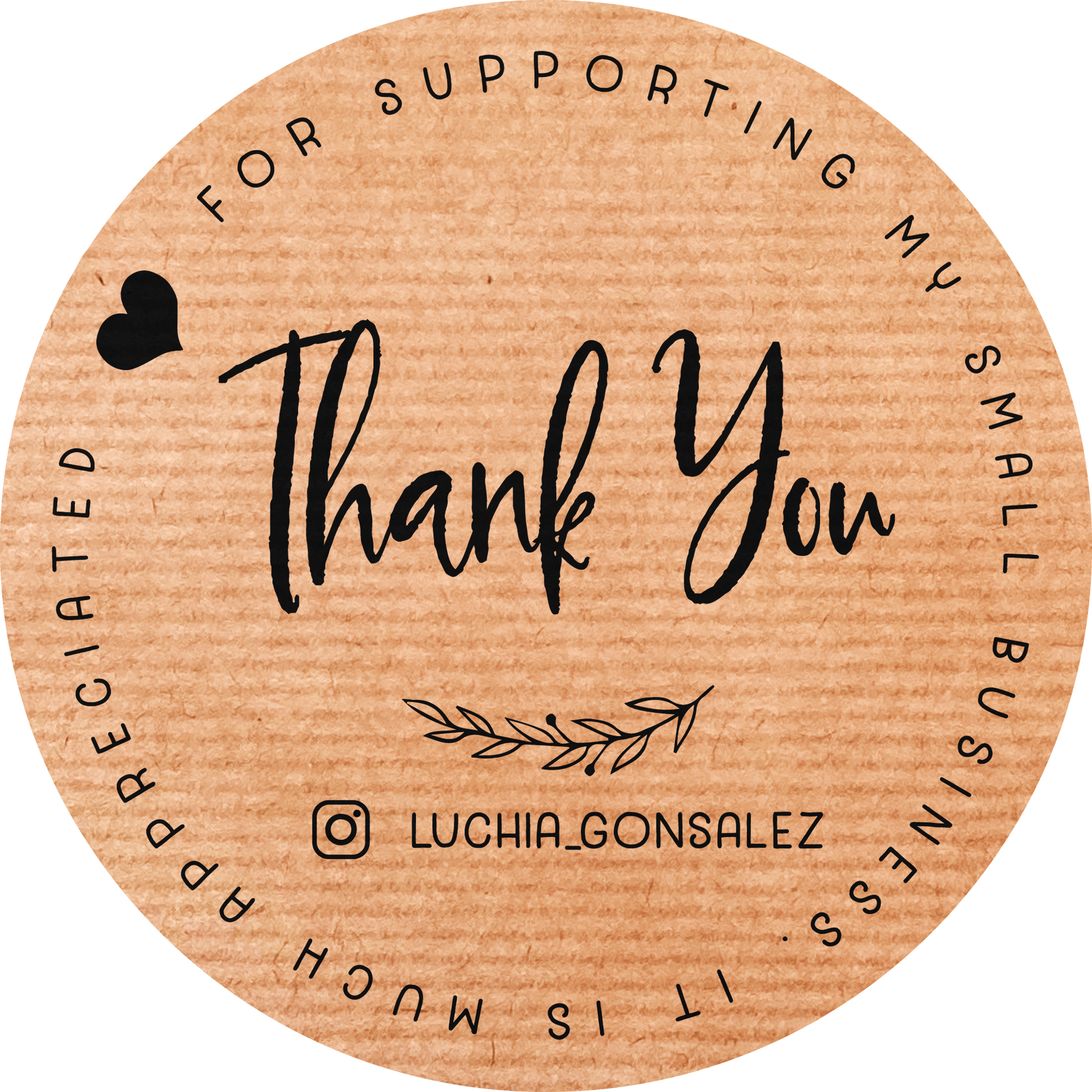 Thank you for supporting my small business stickers- XOXOKristen