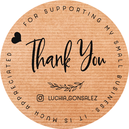 Thank you for supporting my small business stickers- XOXOKristen