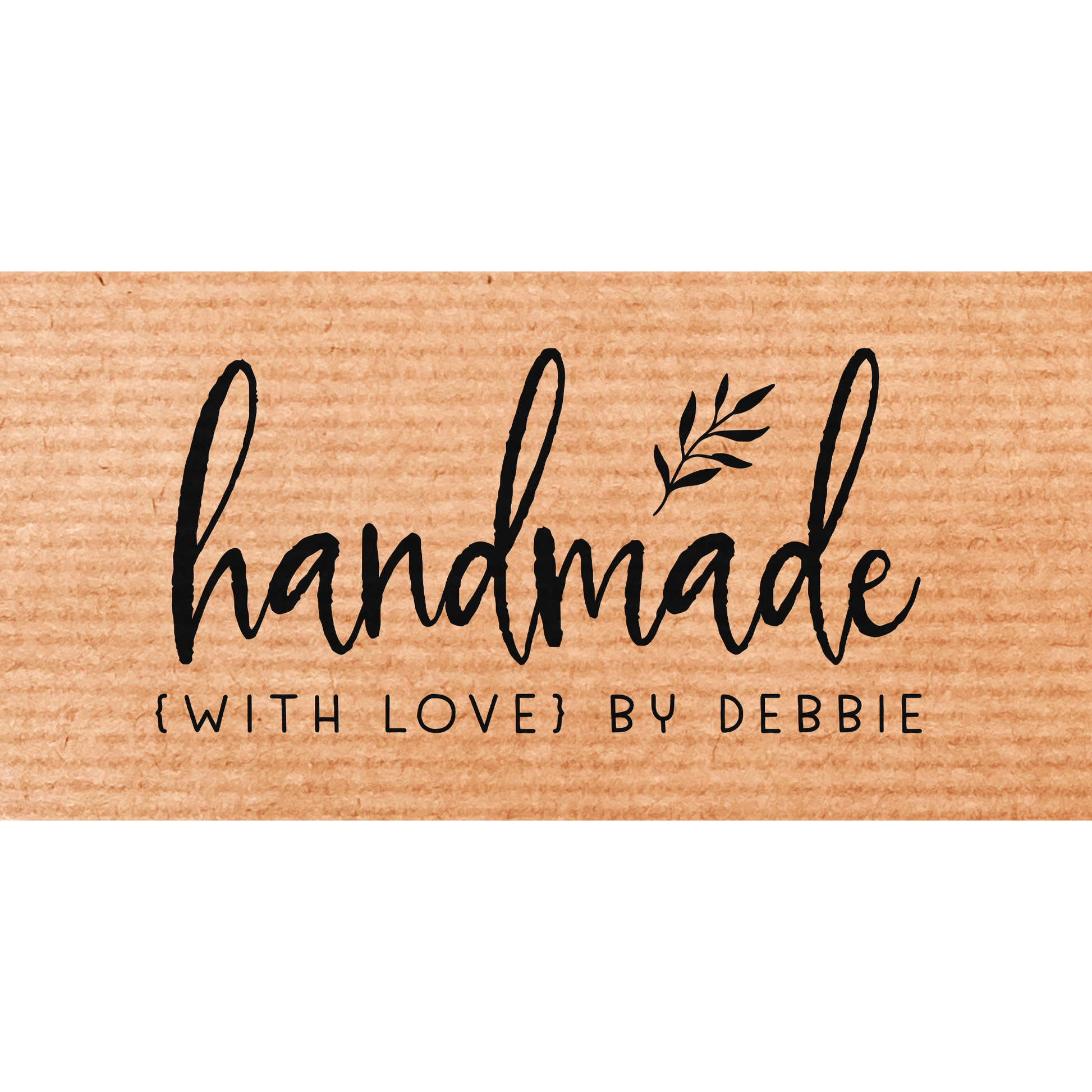 rectangular 2x1 inch handmade with love stickers - xoxokristen