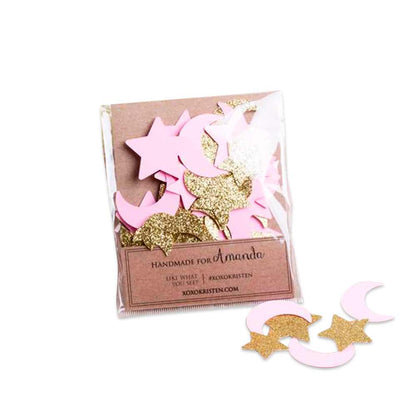 Pink Twinkle Twinkle Little Star Confetti