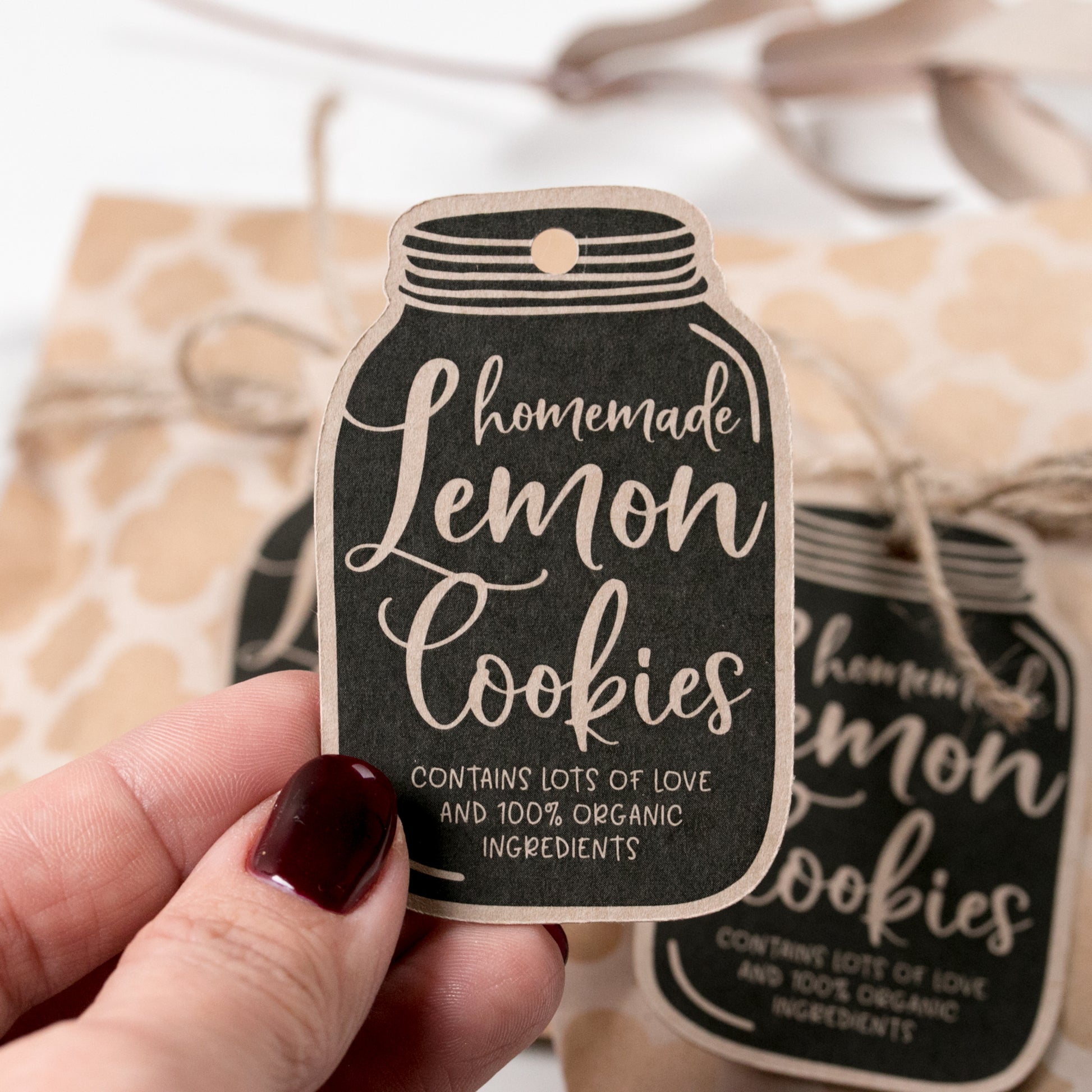 custom kraft handmade tags -  xoxokristen 