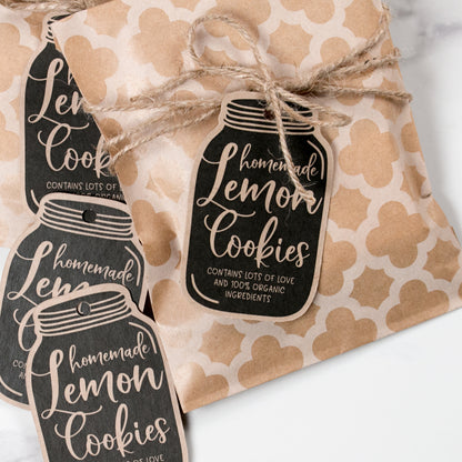 custom kraft handmade tags -  xoxokristen 