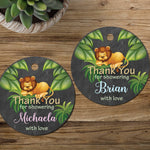 Jungle Safari Baby Shower Tags - XOXOKristen