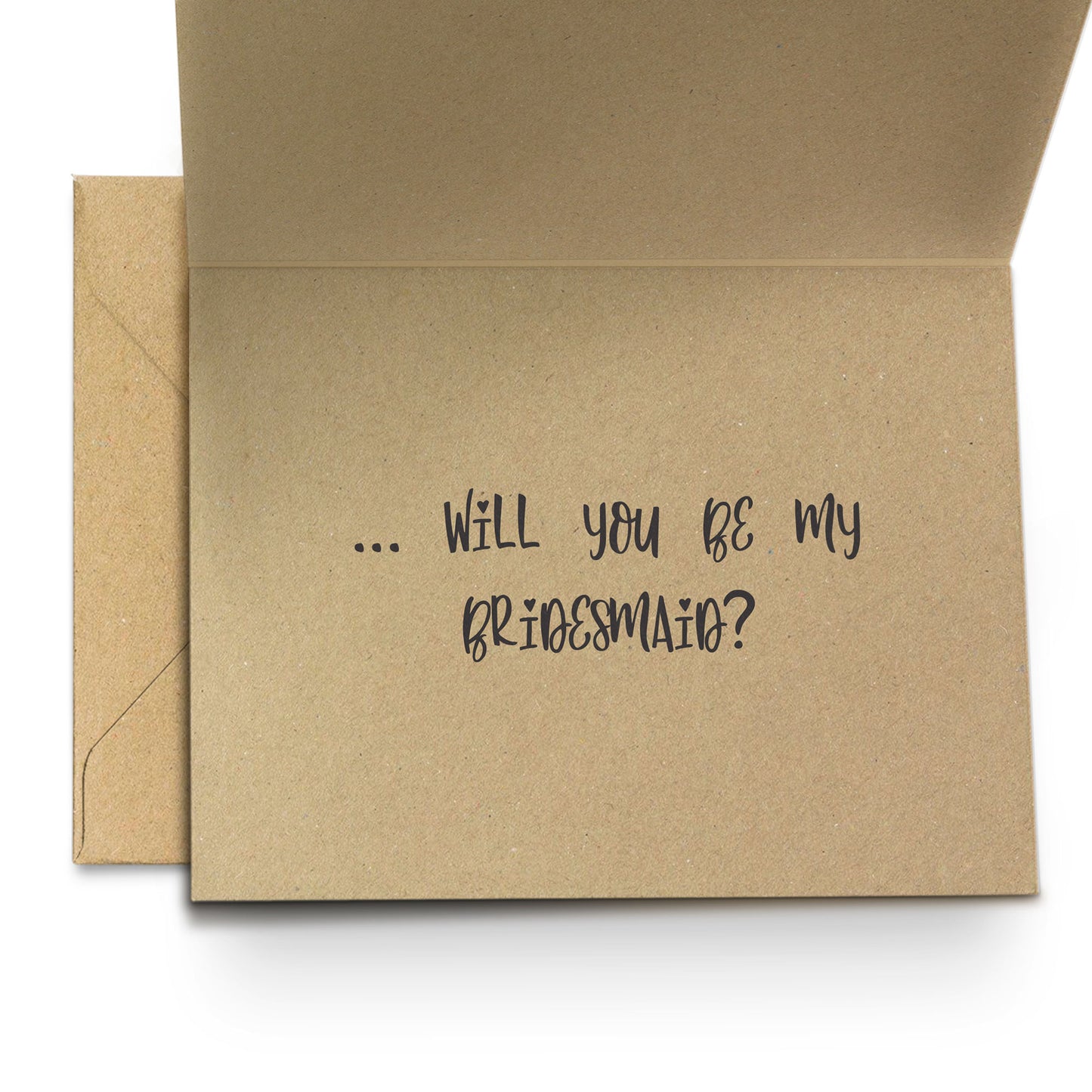 Funny "Now act surprised like you had no idea" bridesmaid proposal card in rustic style- XOXOKristen