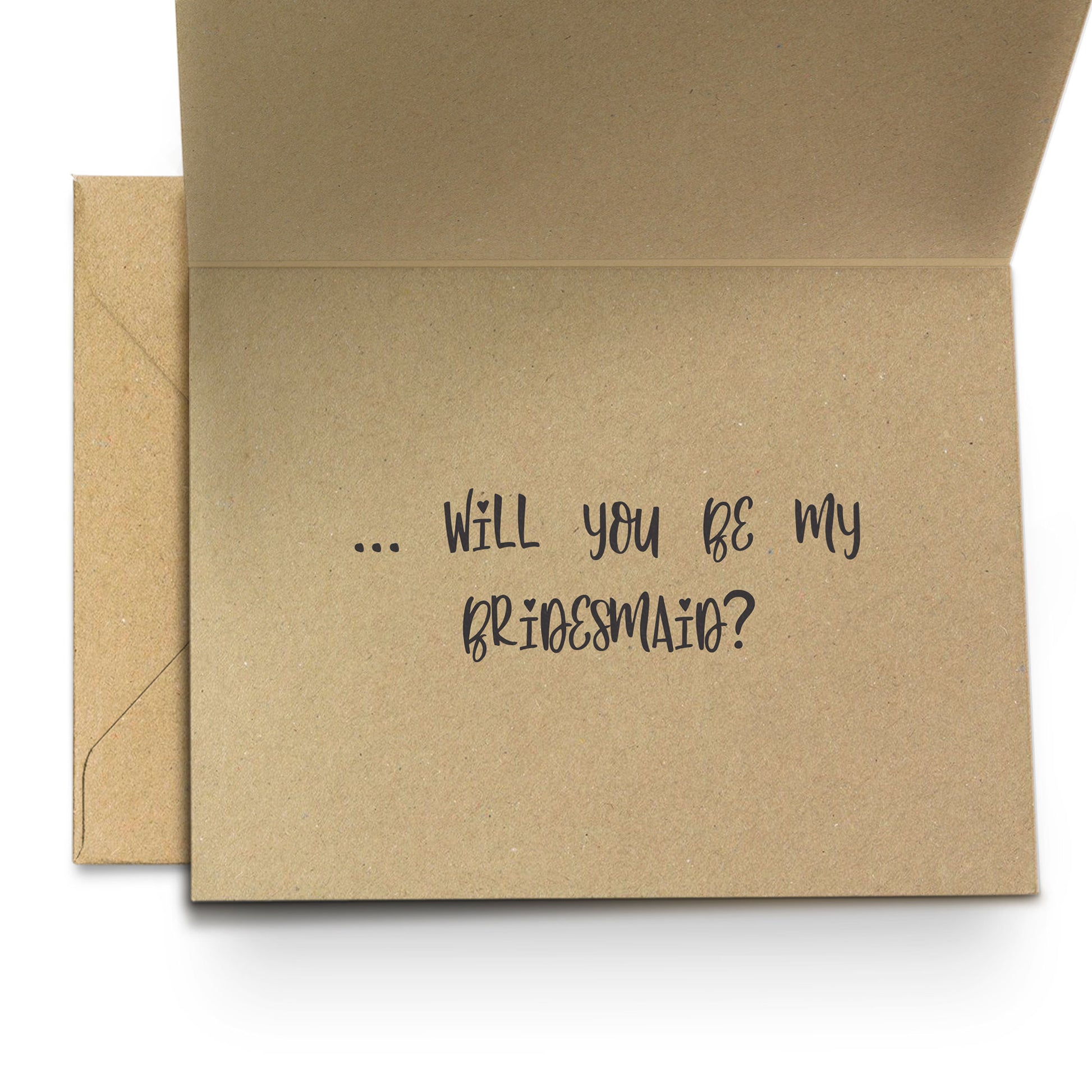 Funny "Now act surprised like you had no idea" bridesmaid proposal card in rustic style- XOXOKristen