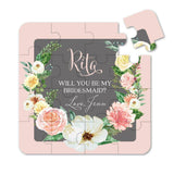 Blush and Grey Floral Wreath Puzzle - XOXOKristen