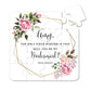 Dusty Pink Geometric Frame Personalized Bridesmaid Puzzle Proposal - XOXOKristen