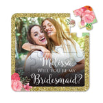 Glitter Bridesmaid Puzzle with Photo - XOXOKristen
